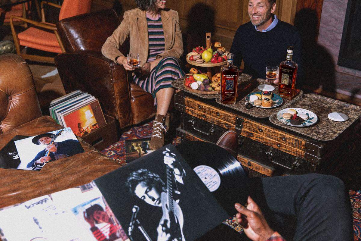 Singer/songwriter Bob Dylan has his own bourbon brand, Heaven’s Door. The bourbon’s tasting room in Louisville, The Last Refuge, is hosting a tasting event on Dec. 18 and will give away free tickets for a sneak peek viewing that night of the Dylan biopic, “A Complete Unknown.”