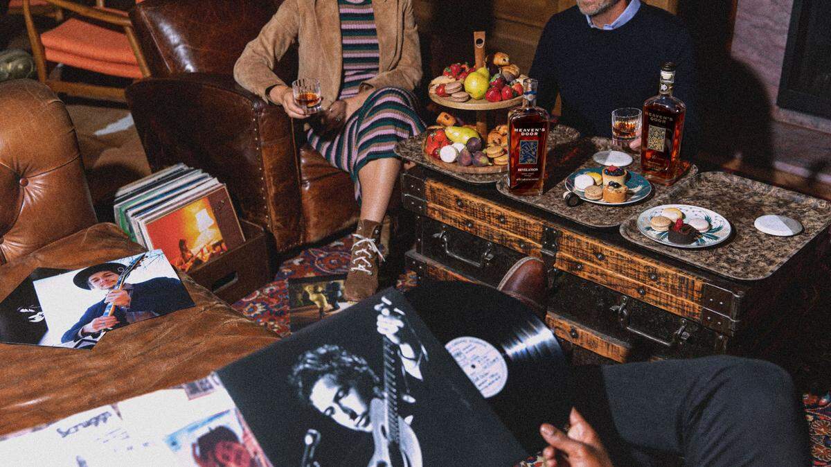 Singer/songwriter Bob Dylan has his own bourbon brand, Heaven’s Door. The bourbon’s tasting room in Louisville, The Last Refuge, is hosting a tasting event on Dec. 18 and will give away free tickets for a sneak peek viewing that night of the Dylan biopic, “A Complete Unknown.”