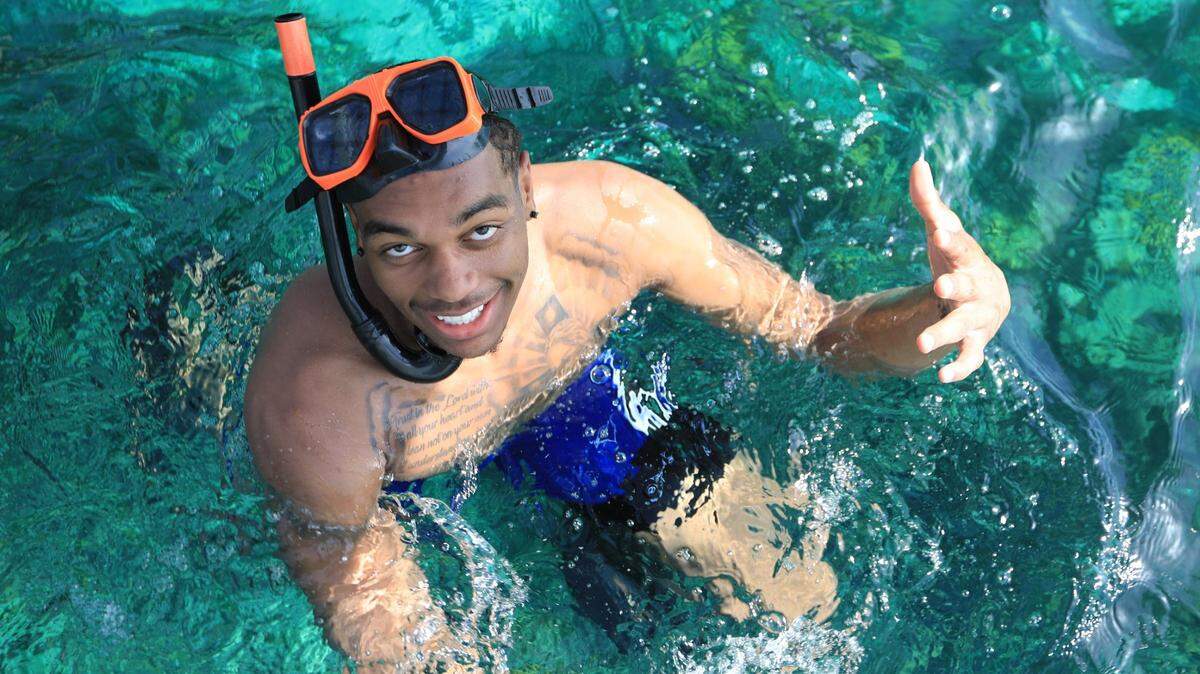 Kentucky player PJ Washington took a dip during the Wildcats’ most recent preseason trip to the Bahamas in 2018. UK’s team will hit the tropics again this summer for a series of exhibition games.