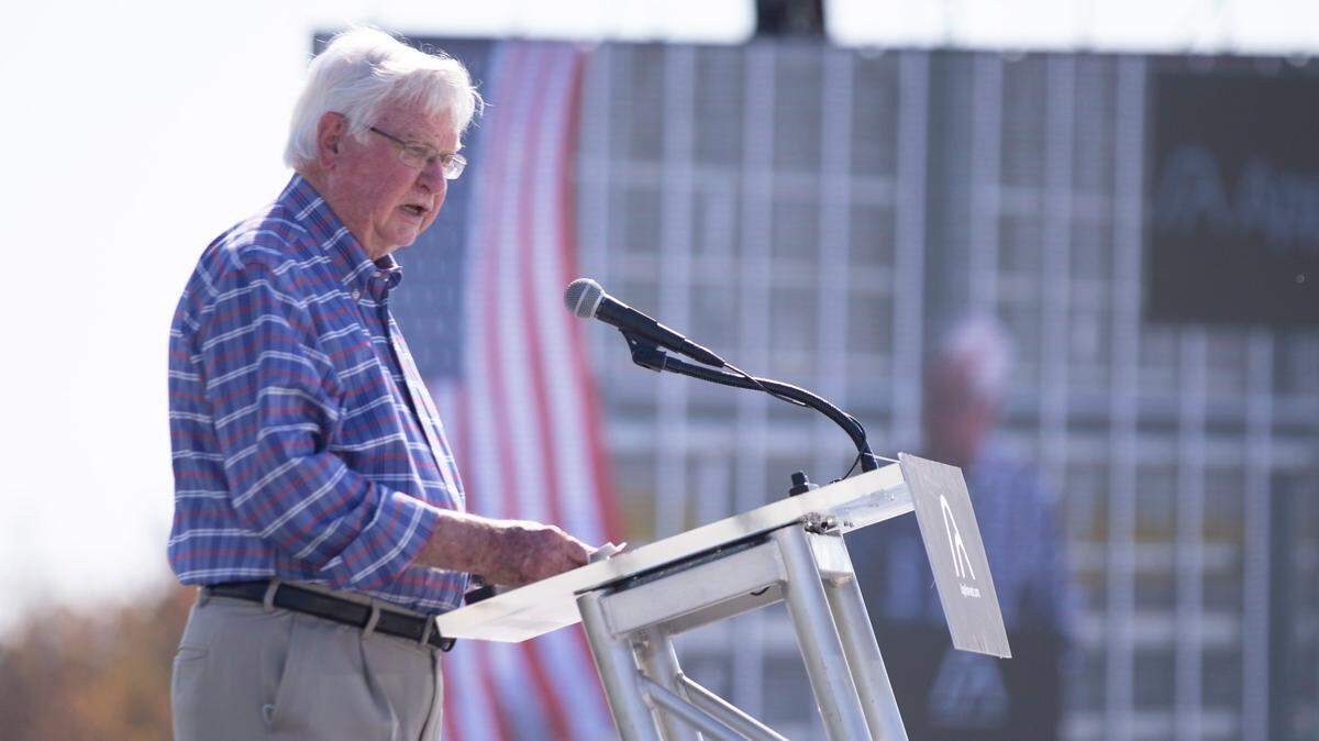 U.S. Rep. Hal Rogers, R-Somerset, shown during a news conference on Oct. 21, 2020, became the longest-serving member of Congress from Kentucky in September 2021.