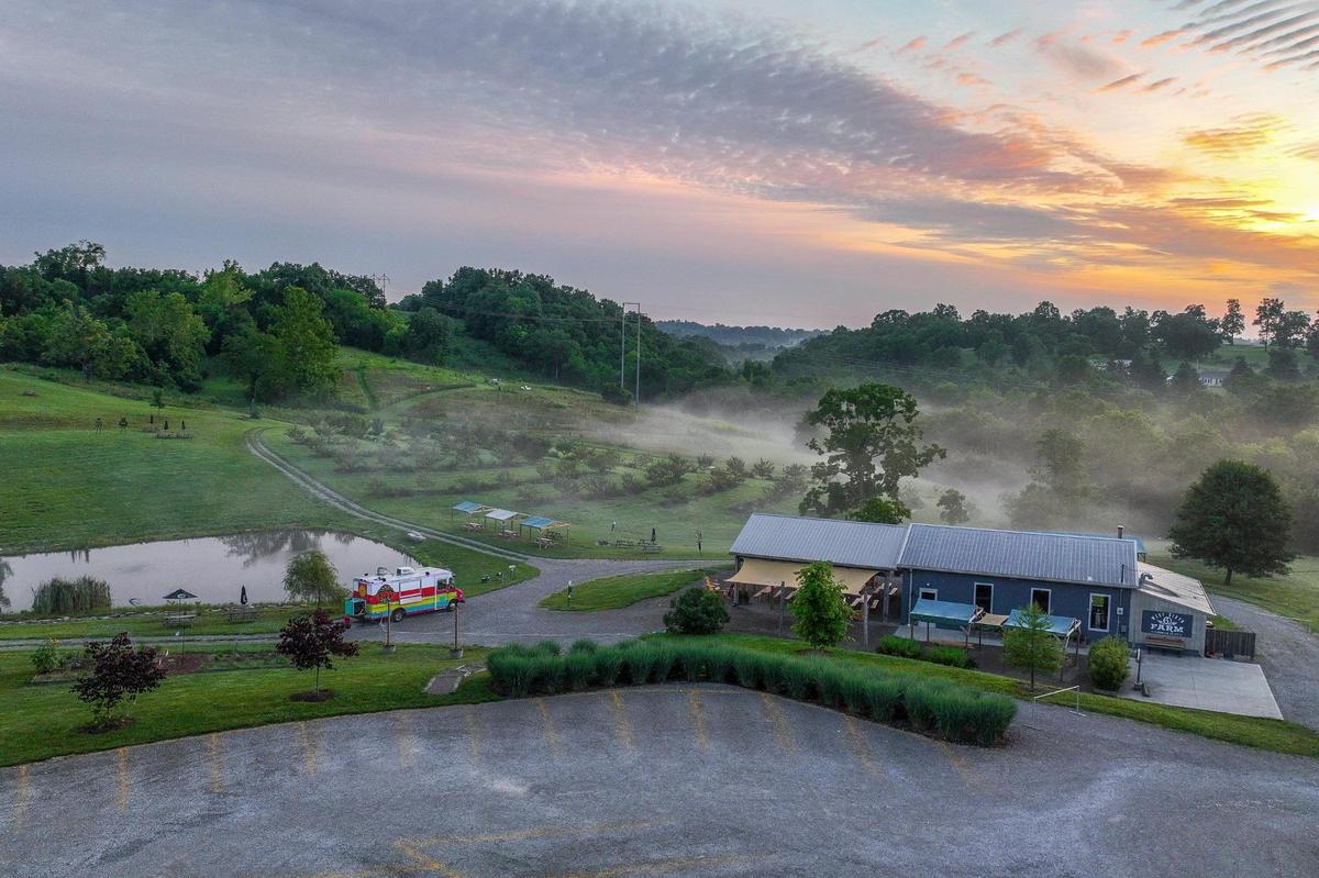 Last June, the West Sixth Cantina food truck joined the scene, serving tacos, burritos and similar fare, at the West Sixth Farm in Frankfort, Ky.