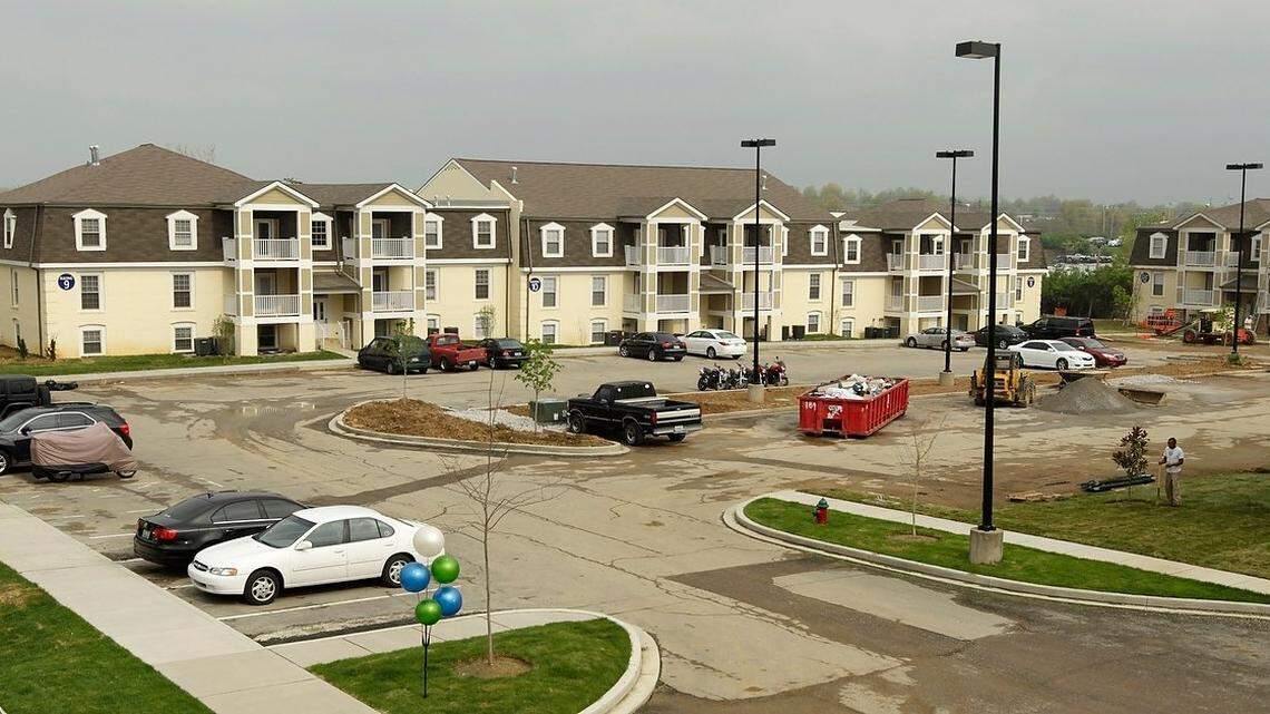 300 at the Circle in Lexington, formerly Pennington Place Apartments, is being refurbished into luxury units, with high-end amenities.