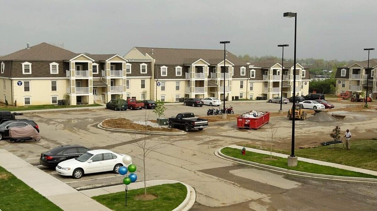 300 at the Circle in Lexington, formerly Pennington Place Apartments, is being refurbished into luxury units, with high-end amenities.