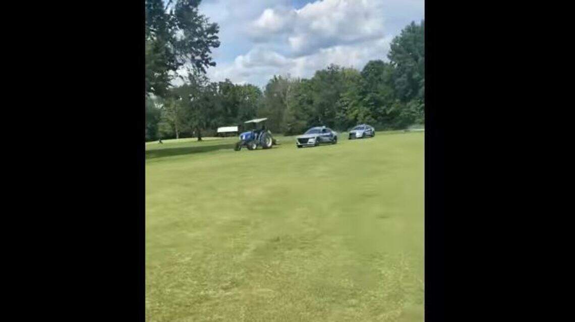 Police chase Berea KY man on a tractor at a golf course | Lexington ...