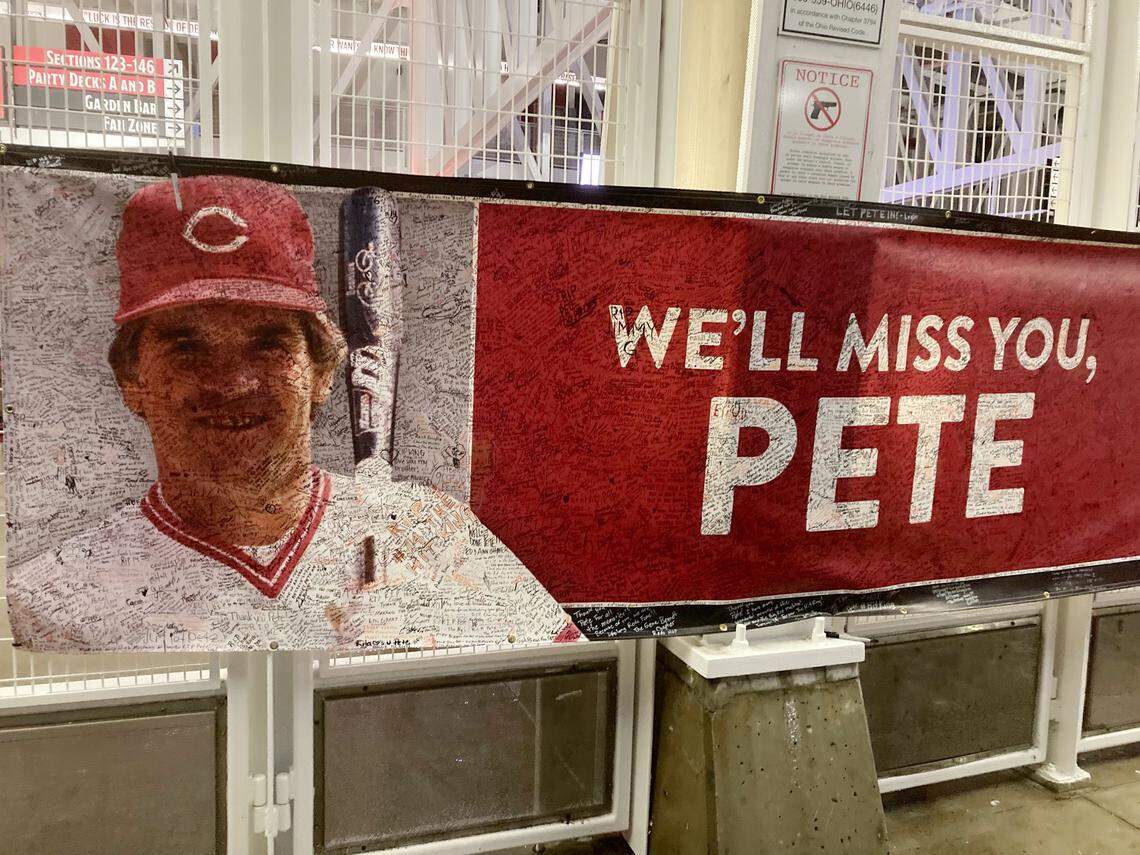 The Cincinnati Reds offered a daylong visitation for Pete Rose at Great American Ball Park on November 10, 2024. Rose, MLB’s all-time hits leader, died in September.