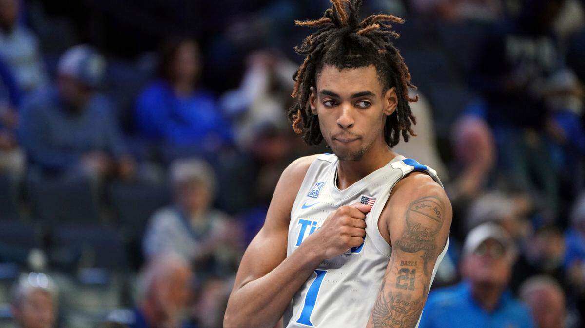 Former No. 1-ranked recruit Emoni Bates averaged 9.7 points over 18 games as a freshman at Memphis during the 2021-22 season.
