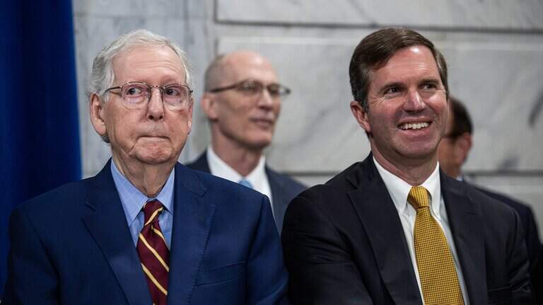 Beshear says he’s done everything in his power to address McConnell absence