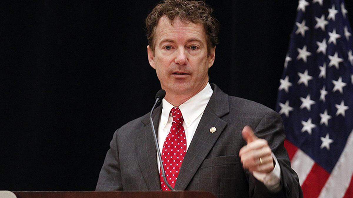 Kentucky Senator Rand Paul.