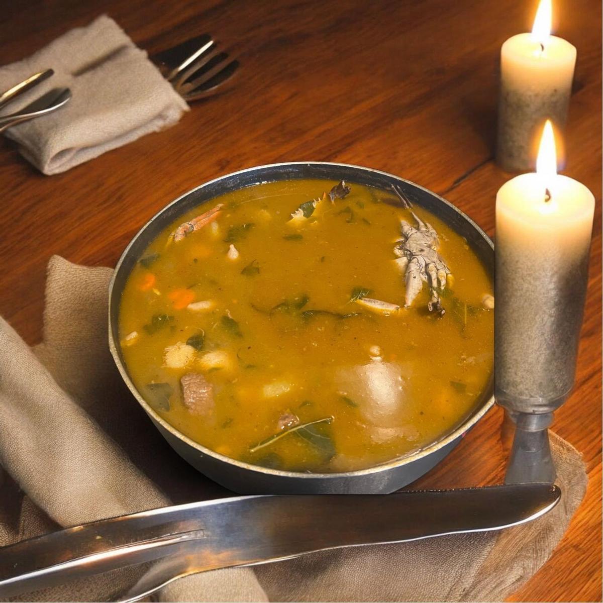 Le Gourmet, a new Haitian restaurant, will have bouillon as a daily special. Bouillon, a French inspired dish, is a broth made by stewing meat, fish or vegetables in water.