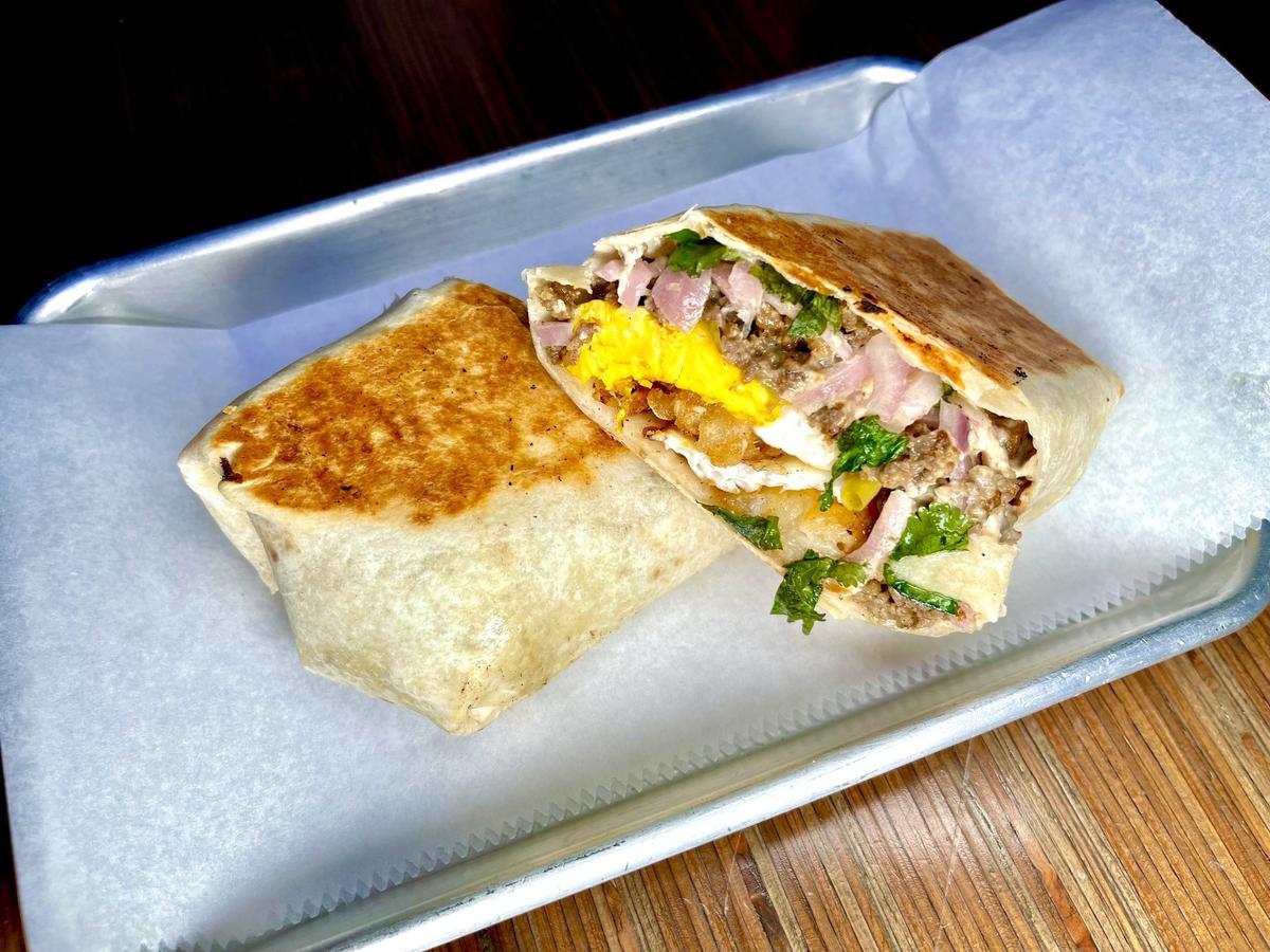 The TrashDog burritos from GirlsGirlsGirls Burritos near the UK campus.