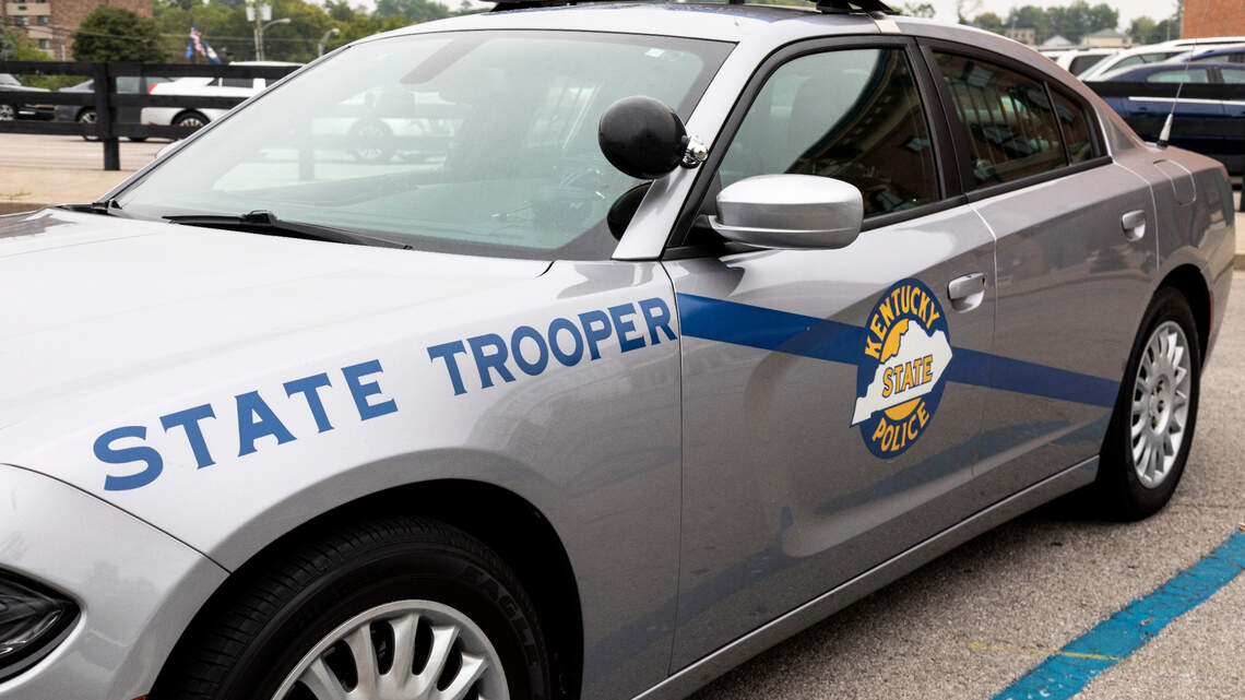 Man hospitalized in serious condition after rear-ending KSP cruiser