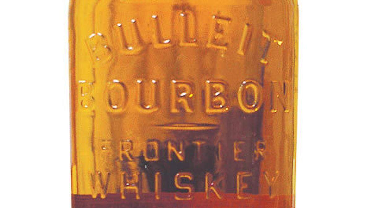 A bottle of Bulleit bourbon.