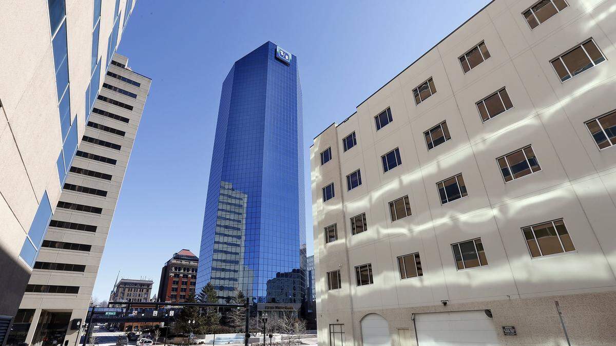 The Lexington Financial Center in downtown Lexington.