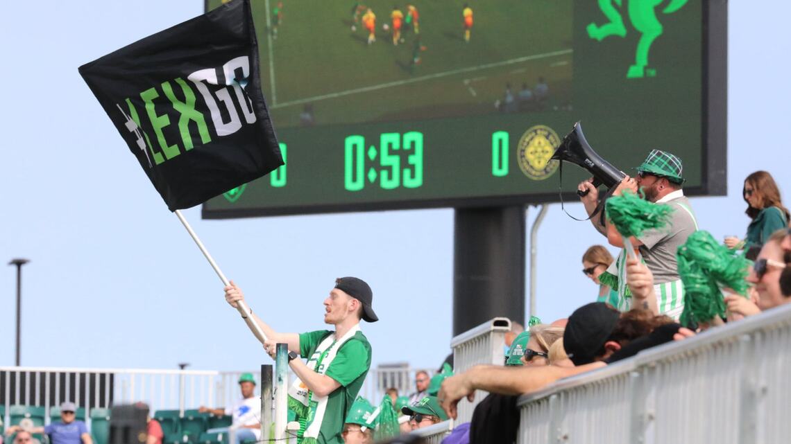 ‘It’s an exciting day.’ Lexington Sporting Club opens its new soccer-specific stadium.