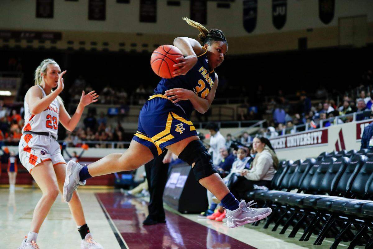 Franklin County’s Patience Laster (35) has averaged 11.7 points and 8.1 rebounds per game this season as a senior.