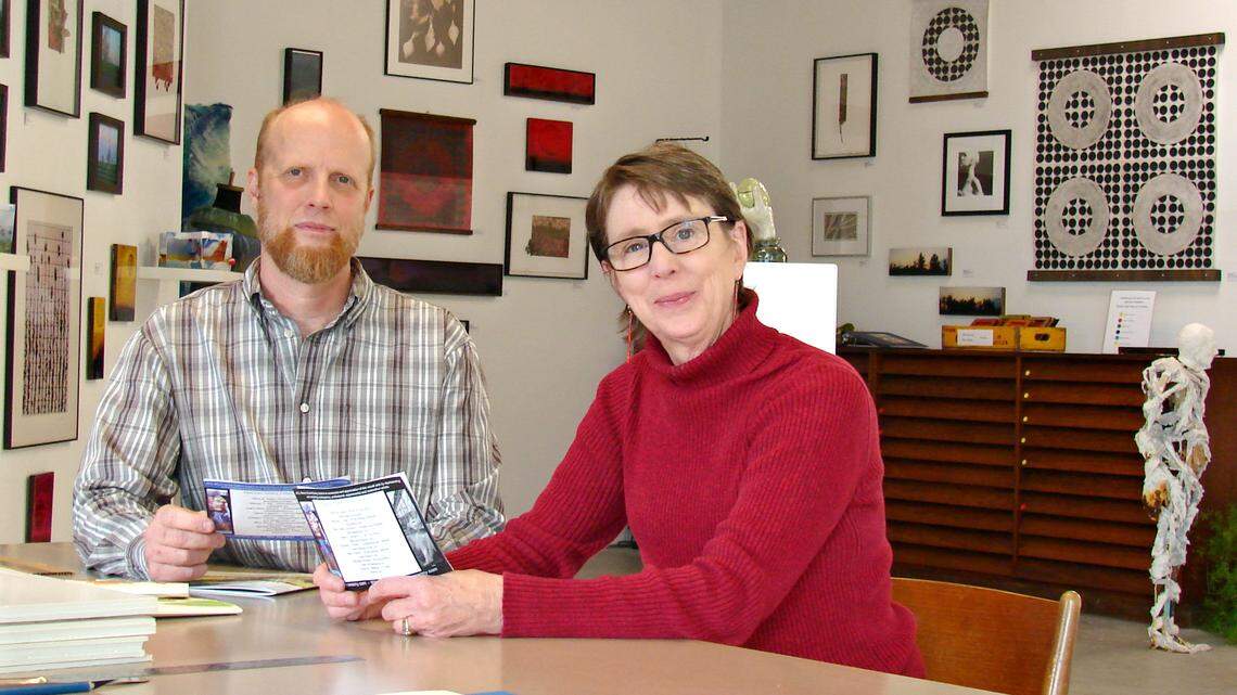 Marco Logsdon and Mary Rezny are collaborating to present the juried art exhibition Firmly Rooted at Lexington's M.S. Rezny Studio/Gallery.