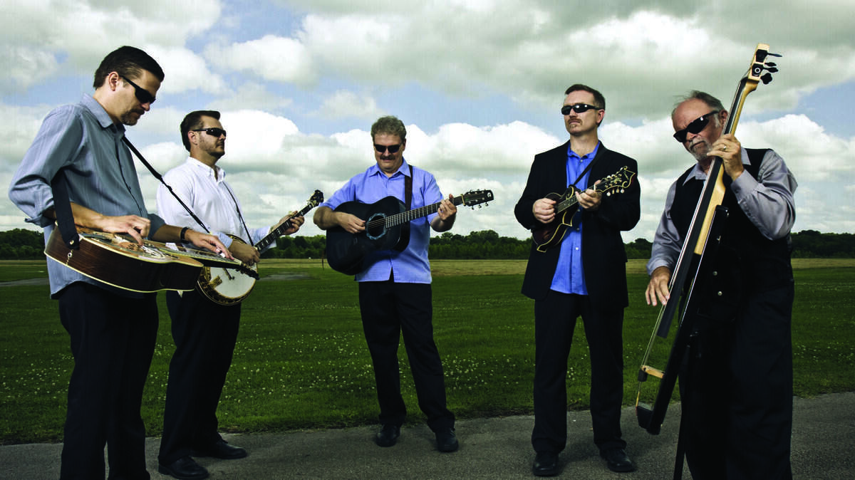 Blue Highway — Rob Ickes, left, Jason Burleson, Tim Stafford, Shawn Lane and Wayne Taylor — has been together since 1994.    