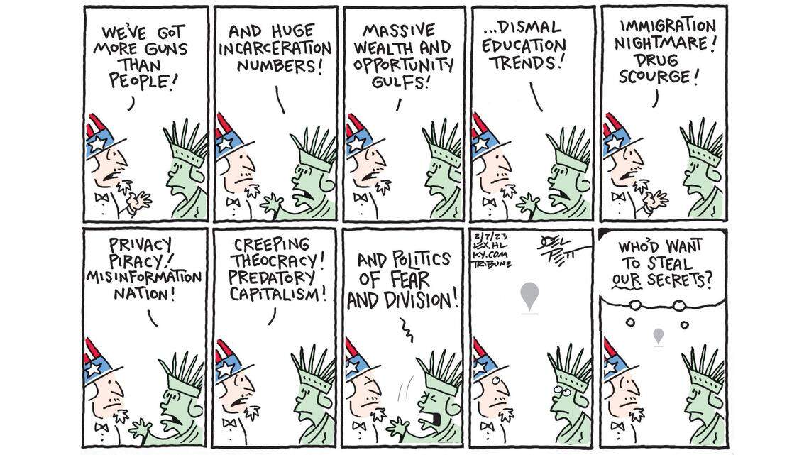 Joel Pett: Are we sure they were spying?
