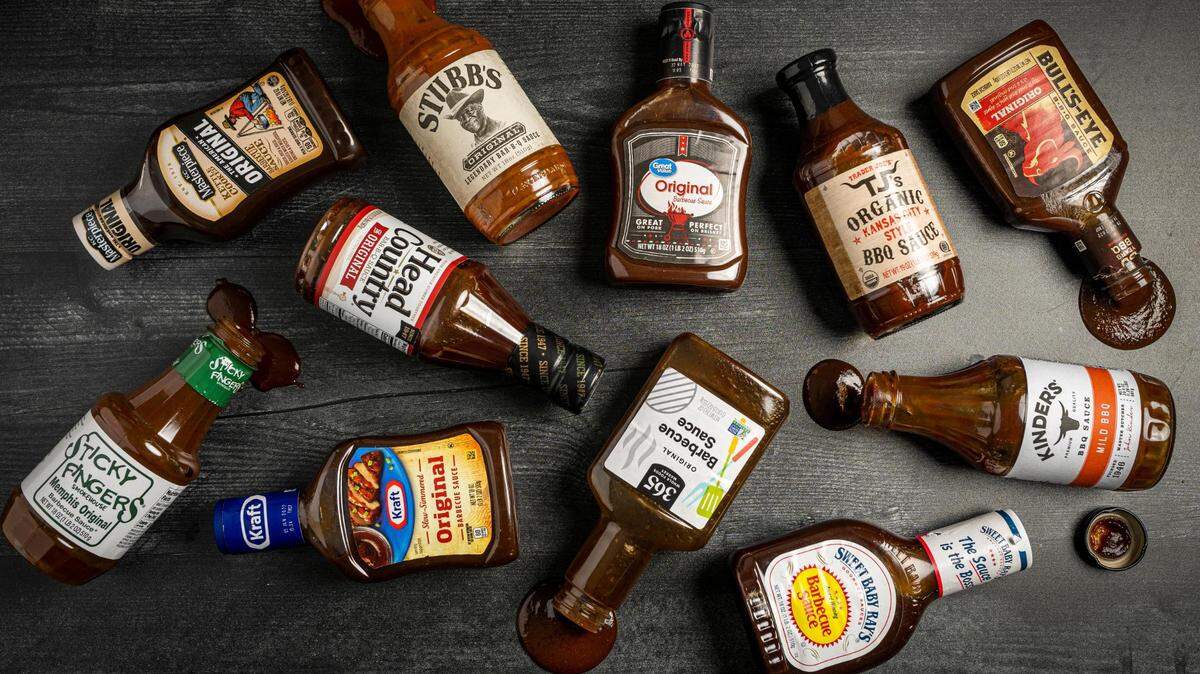 Which to buy? Popular brands of on-store-shelves barbecue sauce are put to the taste test.