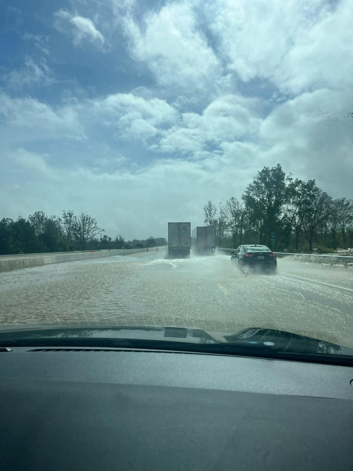 Flooding along Interstate 40 eventually closed down the road for several days. Herald-Leader reporter Monica Kast, along with two friends, were stranded in the town over the weekend.