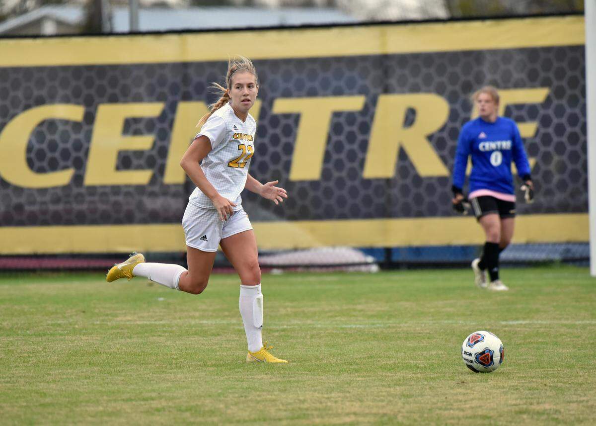 Jessie Turner, a junior defender out of Woodford County, earned back-to-back Southern Athletic Association defender of the year honors for Centre College this season. The Colonels did not let in a goal for a month and a half heading into the Division III NCAA Tournament.