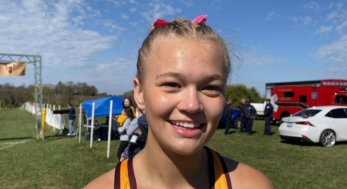 Bourbon County’s Bethany Simpson earned the Class 2A Region 4 girls individual title.