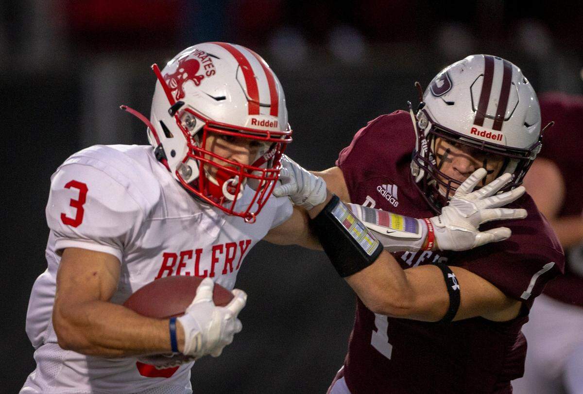 Belfry running back Isaac Dixon (3) is a fifth-year senior who has rushed for more than 1,000 yards in each of the past four seasons.