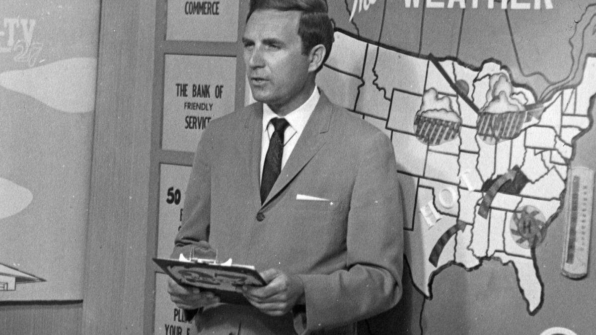 Frank Faulconer, the first weatherman for WKYT, died Thursday. He was 100. 