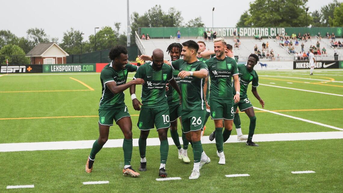 How does Lexington Sporting Club’s new soccer stadium compare to others in USL League One?