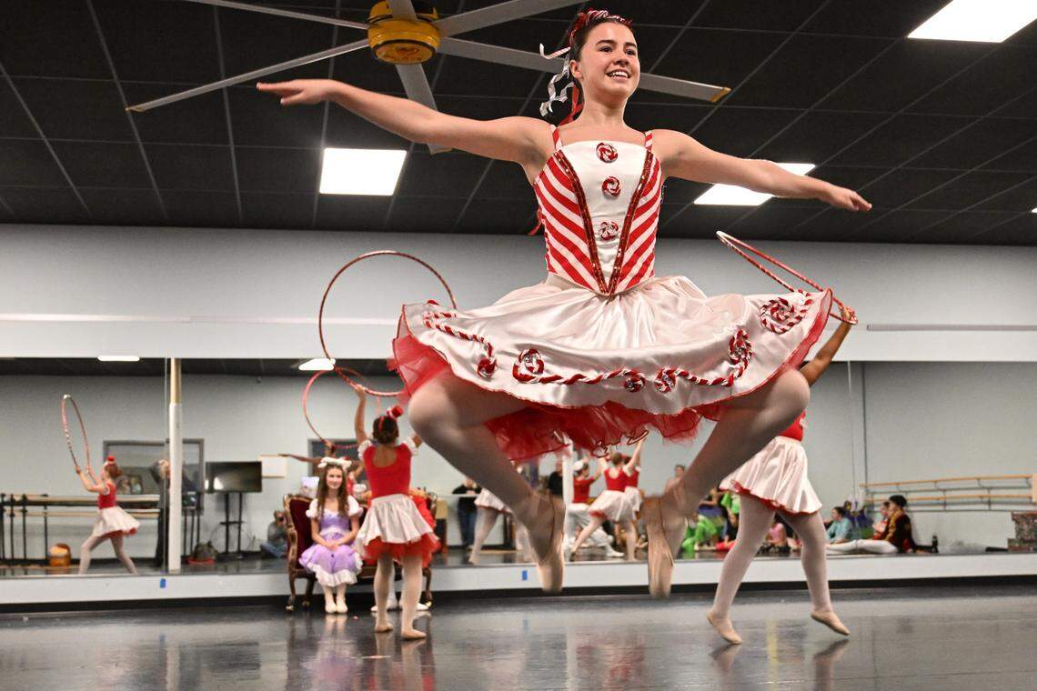 Catherine Griffin was the lead dancer in the Candy Cane scene of “Nutcracker in One Act.”