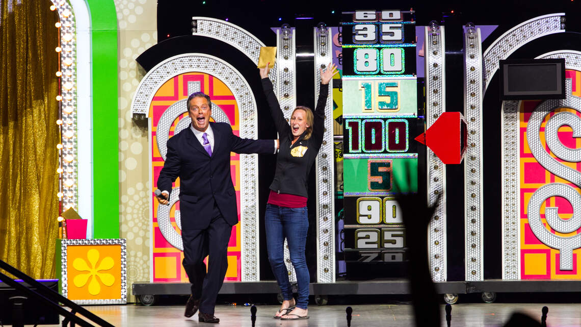 Giant wheel? Skinny microphone? Plinko? Must be ‘The Price is Right Live!’