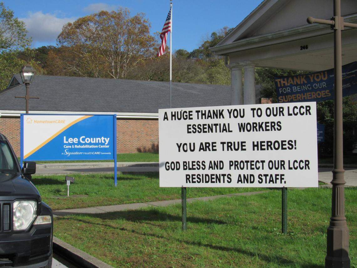 Lee County Care & Rehabilitation Center in Beattyville had a spike in COVID-19 cases in October.