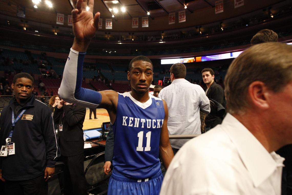 John Wall was inducted into the University of Kentucky Athletics Hall of Fame in 2017. The former UK star announced Tuesday that he is retiring from professional basketball. 