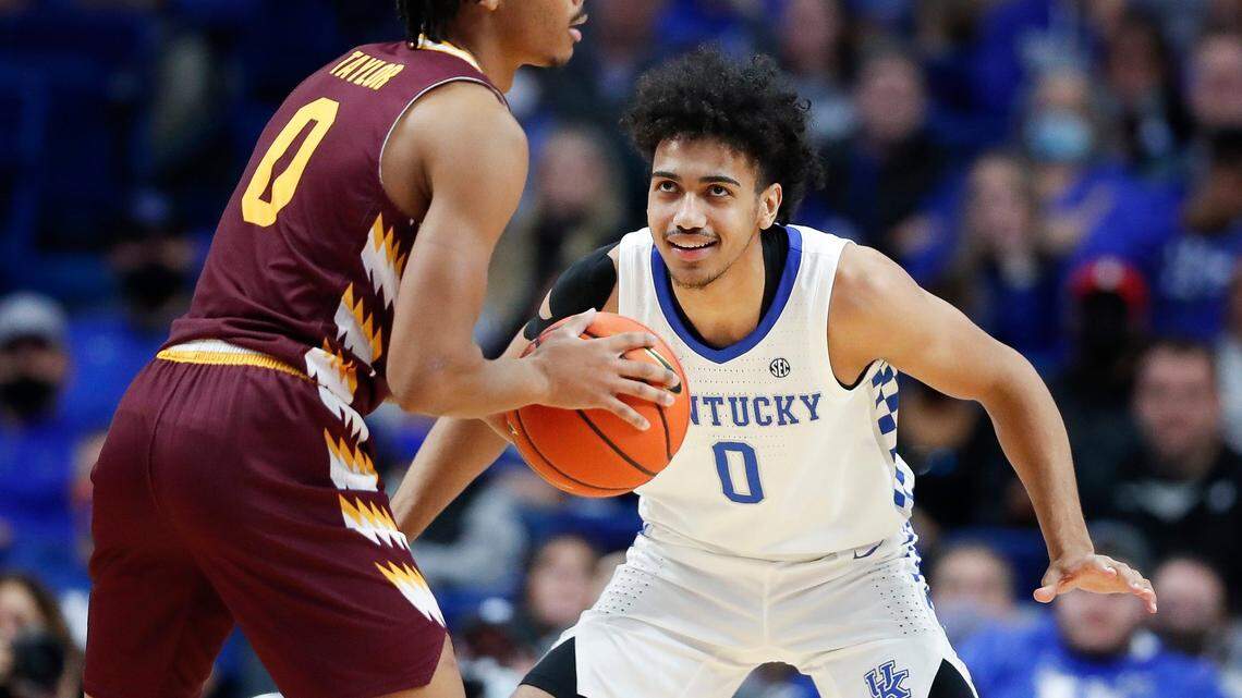 Jacob Toppin and the Kentucky Wildcats play their NCAA Tournament opener on Thursday night at 7:10 against Saint Peter’s on TBS.