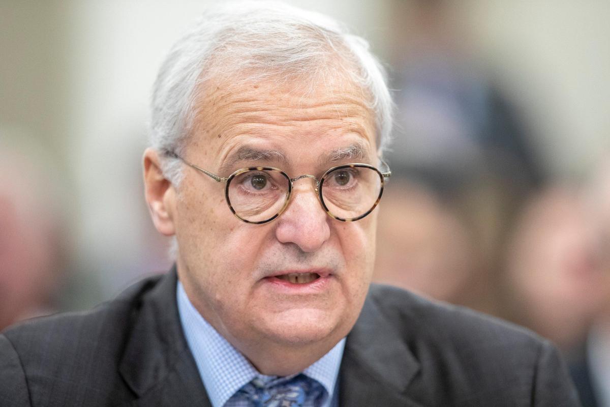 Tom Modrowski, interim CEO of Braidy Industries, speaks during a Kentucky Senate Appropriations and Revenue Committee hearing at the Kentucky state Capitol Annex in Frankfort, Ky., Tuesday, Feb. 11, 2020.