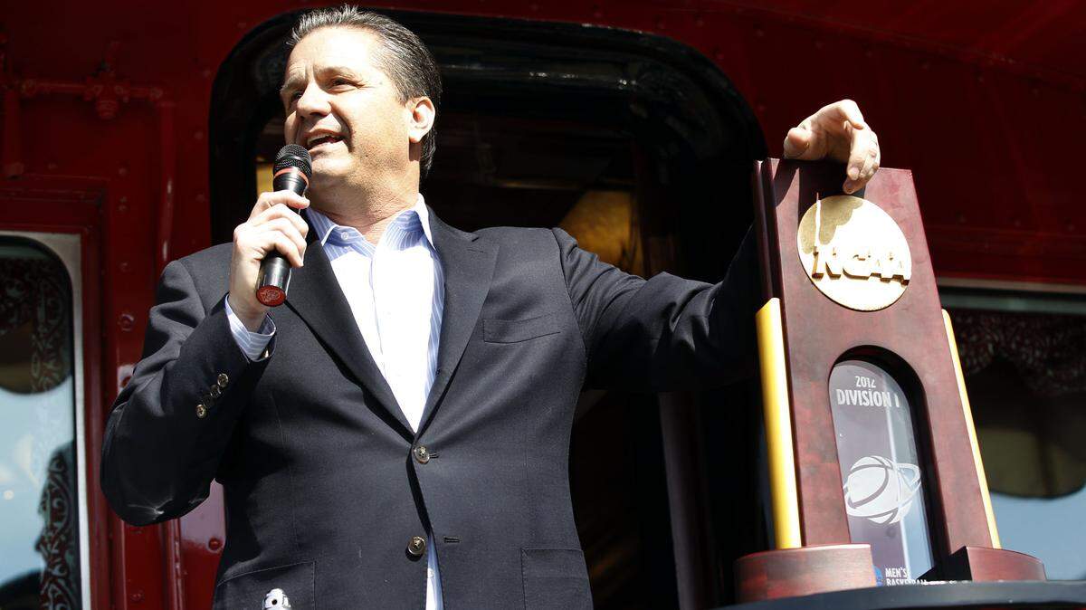 UK basketball Coach John Calipari.
