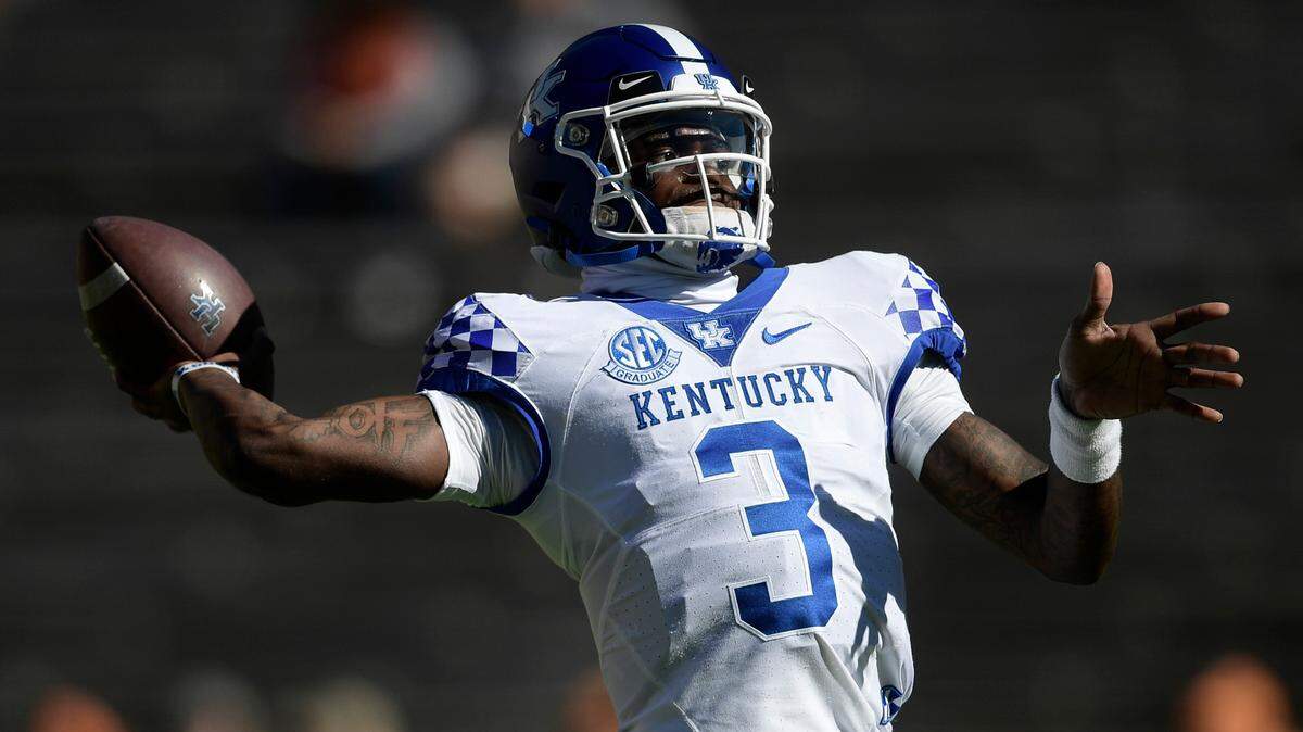 Terry Wilson the QB for Kentucky, which could be without three starters vs. Vandy