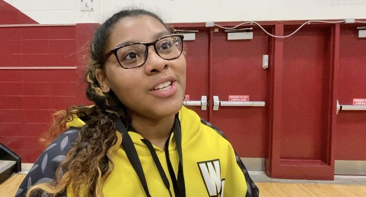 Woodford County’s Maquoia Bernabe won the 220-pound class Saturday at the Kentucky Girls Wrestling Championships at Tates Creek High School. Bernabe has been wrestling since seventh grade and will continue her career at the University of the Cumberlands.