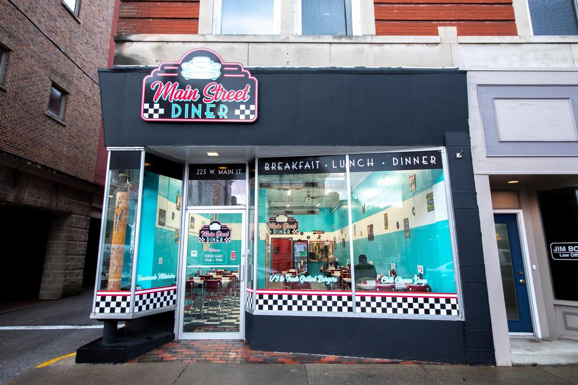 Main Street Diner at 227A West Main St. draws a big crowd for lunch but the breakfast is popular as well.