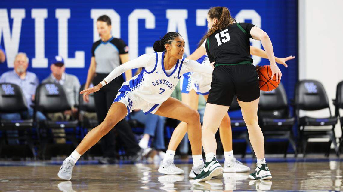 Teonni Key (7) has been a leader for Kentucky offensively and defensively in her first season as a Wildcat.