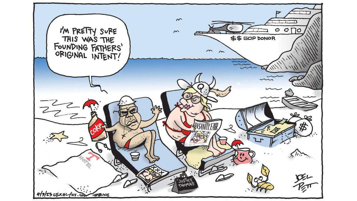 Joel Pett: Nice to have friends in high places