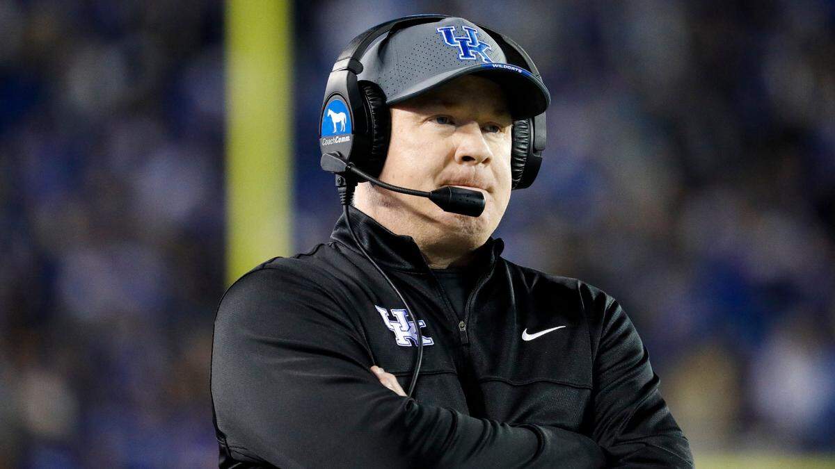 Kentucky coach Mark Stoops will lead the Wildcats against four teams ranked in the top 15 in ESPN’s post-spring top 25 — at home vs. No. 1 Georgia and on the road vs. No. 3 Texas, No. 6 Ole Miss and No. 15 Tennessee.