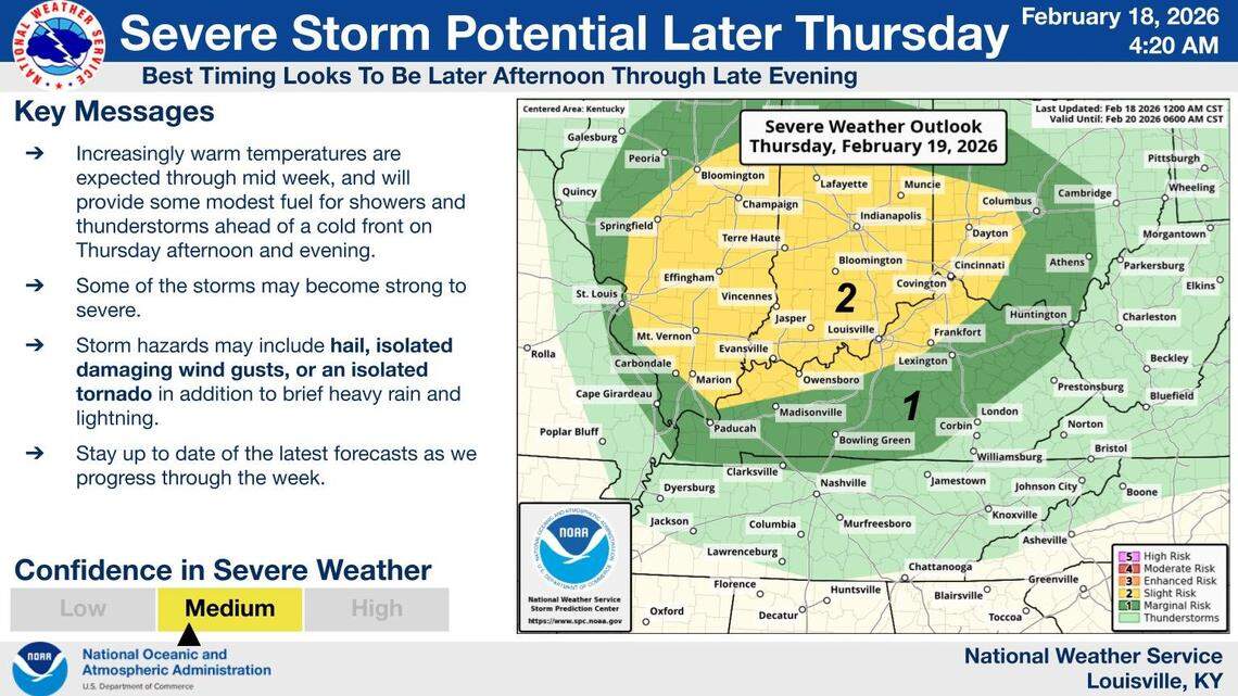Kentucky’s severe weather threat has shifted. Here’s what to know