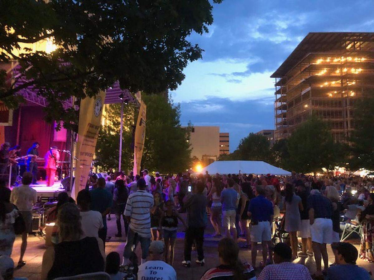 Admission to the Bluegrass BBQ Fest, which has a lineup of blues, jazz and other music, is free. There will be barbecue and other foods for sale.