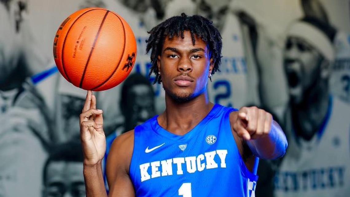 Mackenzie Mgabko took an official visit to Kentucky in October and tweeted photos of himself wearing a Wildcats uniform.