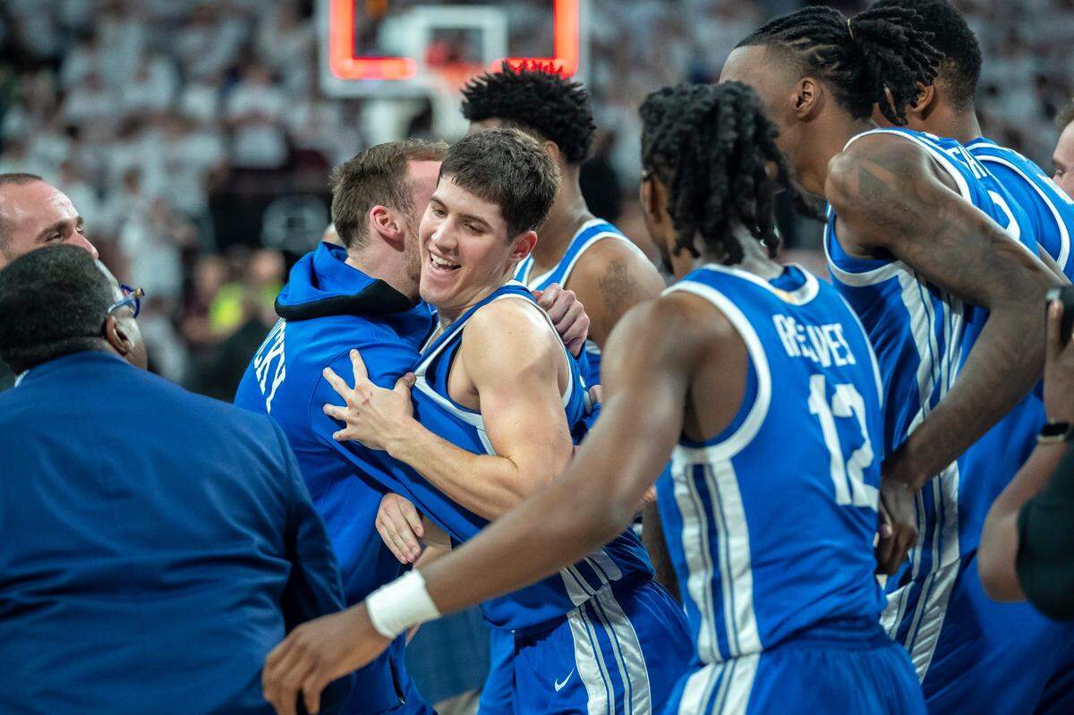 Reed Sheppard’s “stock is polarizing among teams, with more analytically inclined organizations seeing him as a No. 1 pick contender and others viewing him more as a late lottery pick due to his lack of size,” The Athletic’s Sam Vecenie wrote in his most recent mock draft.