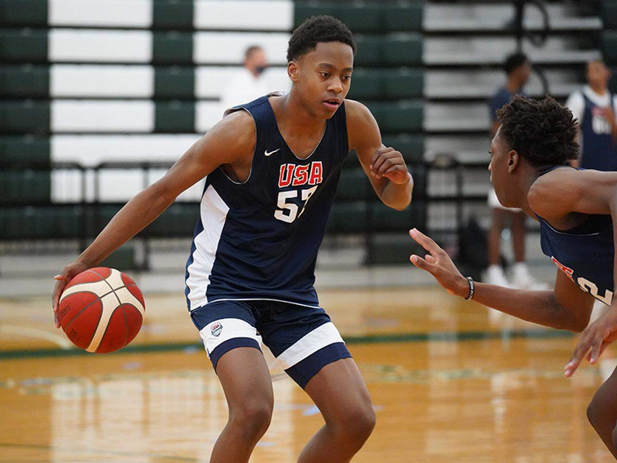 Tre Johnson is one of the top basketball recruits in the class of 2024. On Wednesday, Rivals ranked Johnson as the No. 1 recruit in the class.