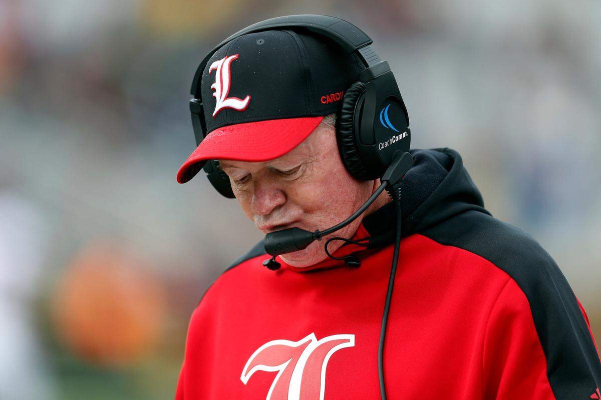 Louisville fired head coach Bobby Petrino after the Cardinals started the 2018 season 2-8.
