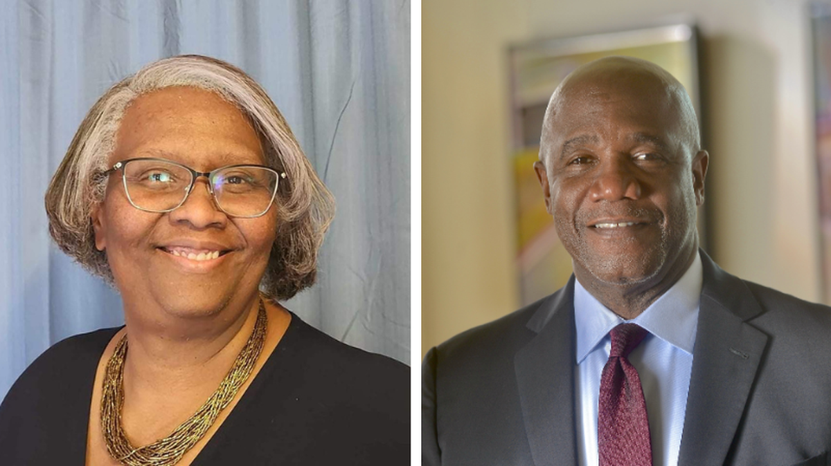 Kathleen “Penny” Christian, left, and Danny Anthony Everett have filed to run for the District 3 seat on the Fayette County Public Schools board, as of March 19, 2024.