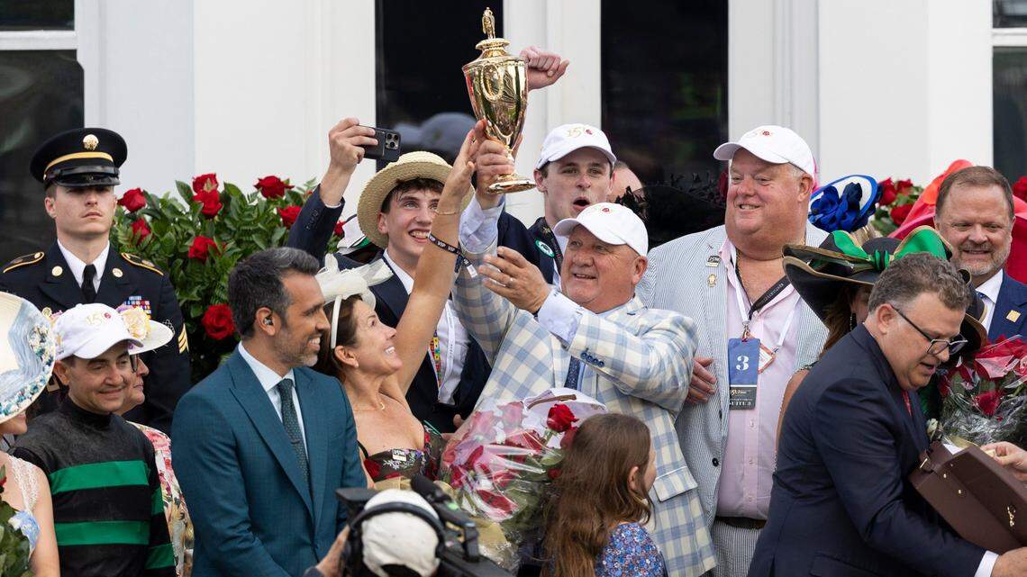 ‘I believe in mojo.’ Lexington trainer earns rare double in thrilling Derby photo finish.